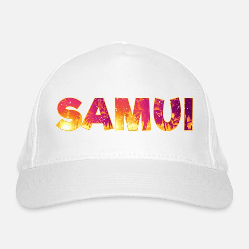 Koh Samui Insel in Thailand Urlaub Souvenir Bio-Baseballkappe