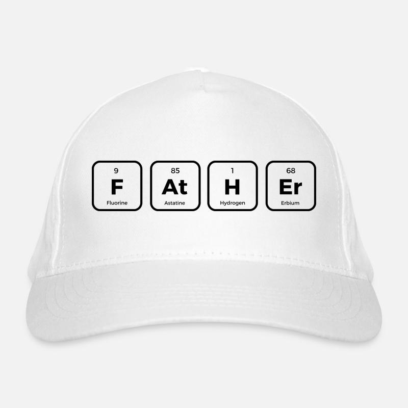 Vater - Periodensystem-Stil, originelle Idee Bio-Baseballkappe