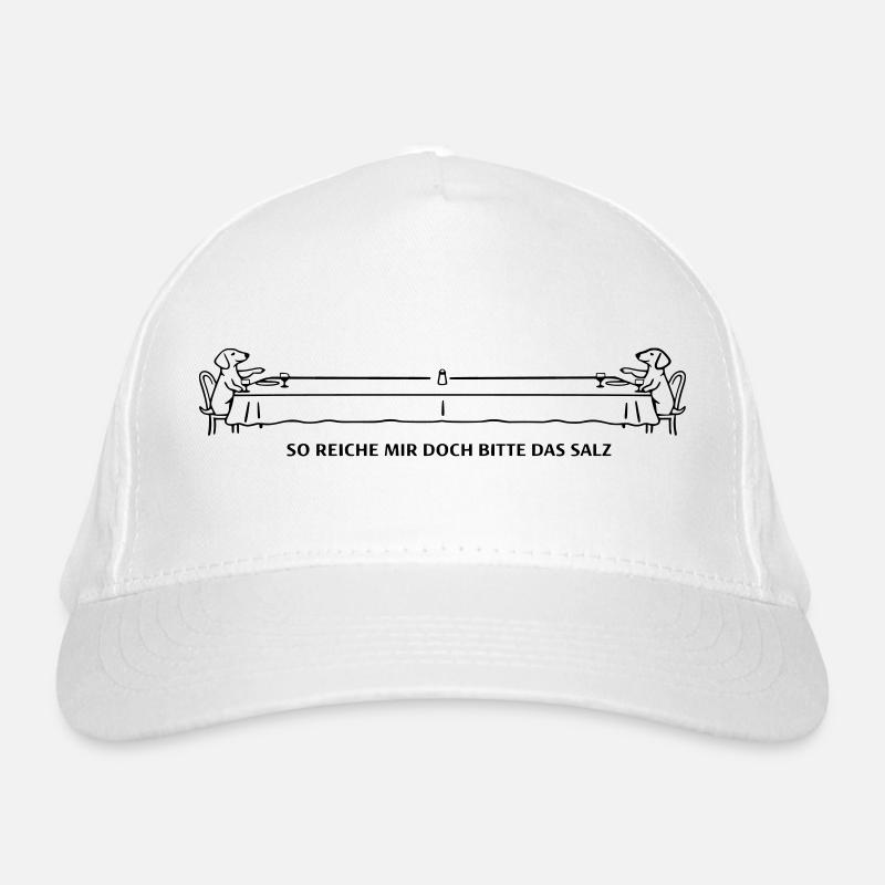 Salt Rich Slapstick Dachshund Long Table Organic Baseball Cap