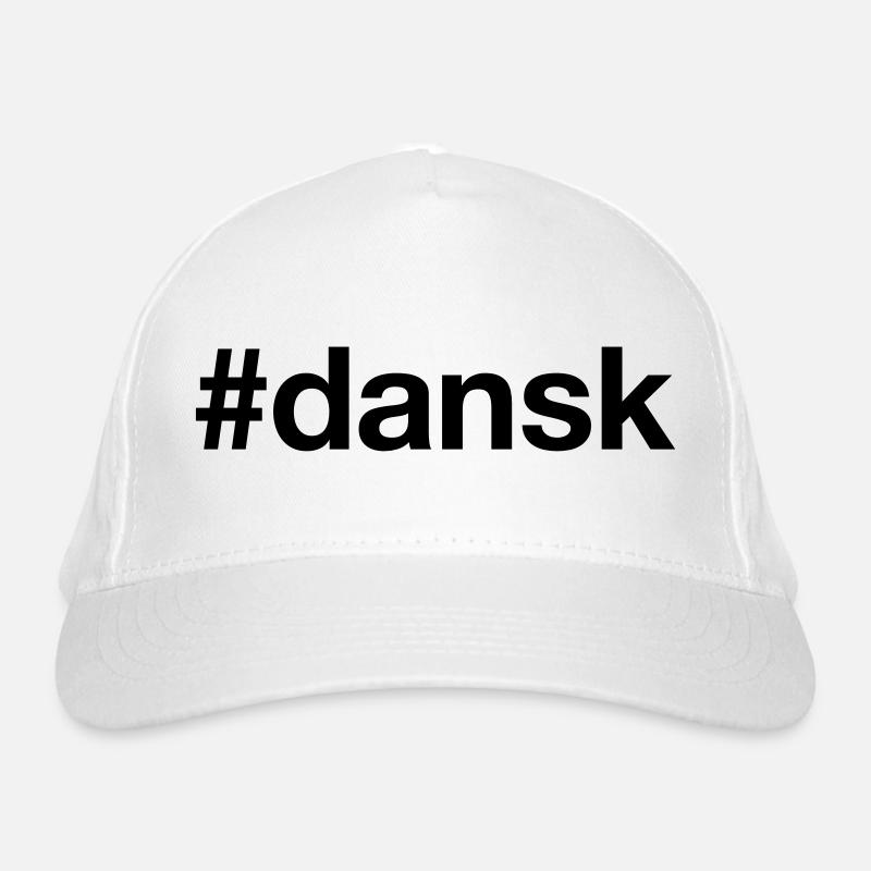 DANSK Dänisch Hashtag Dänemark Bio-Baseballkappe