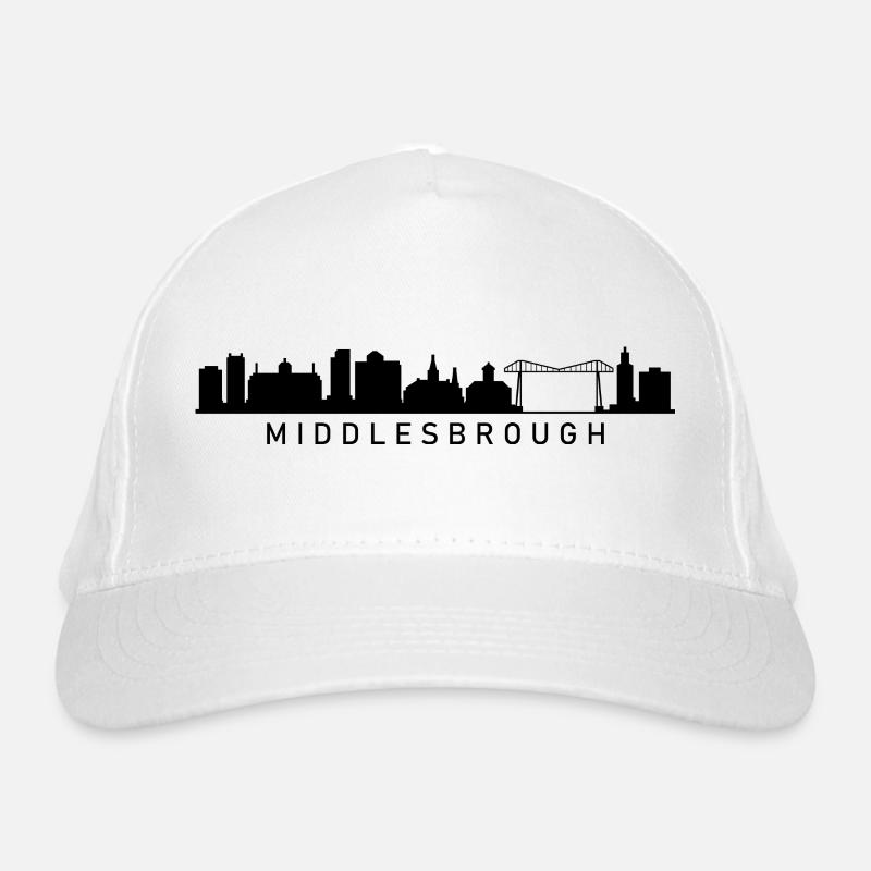 Skyline von Middlesbrough Bio-Baseballkappe