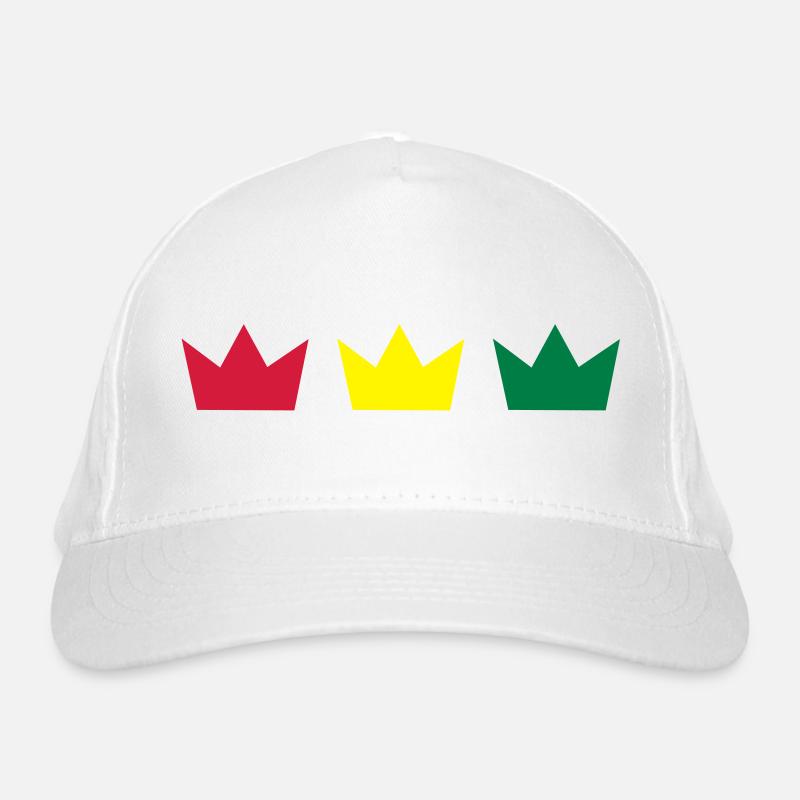 Rasta colours Organic Baseball Cap