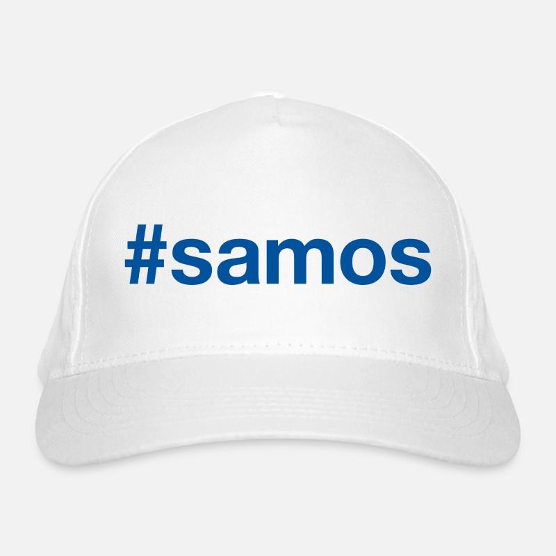 SAMOS Greece Griechenland Hashtag Bio-Baseballkappe