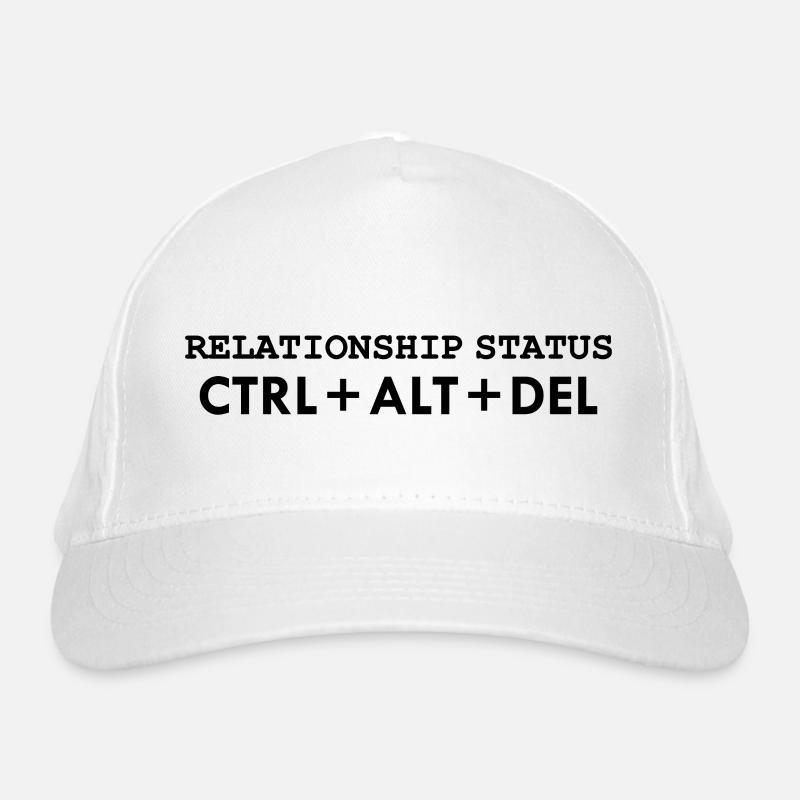 État de la relation CTRL ALT DELETE Casquette classique bio