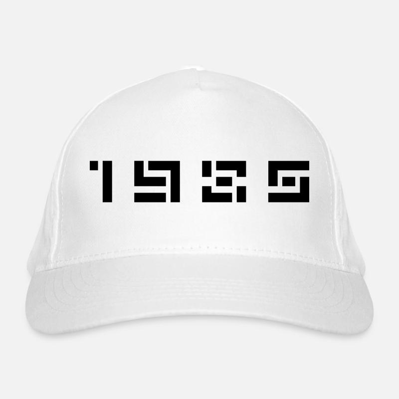 Année de naissance Anniversaire Né(e) en 1985 Casquette classique bio