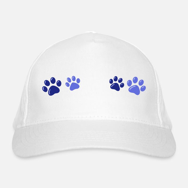 Blaue Tierdrucke Bio-Baseballkappe