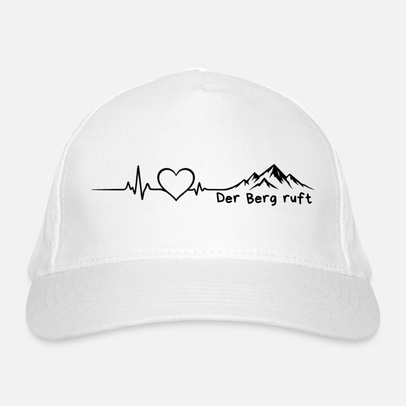 The mountain is calling Organic Baseball Cap