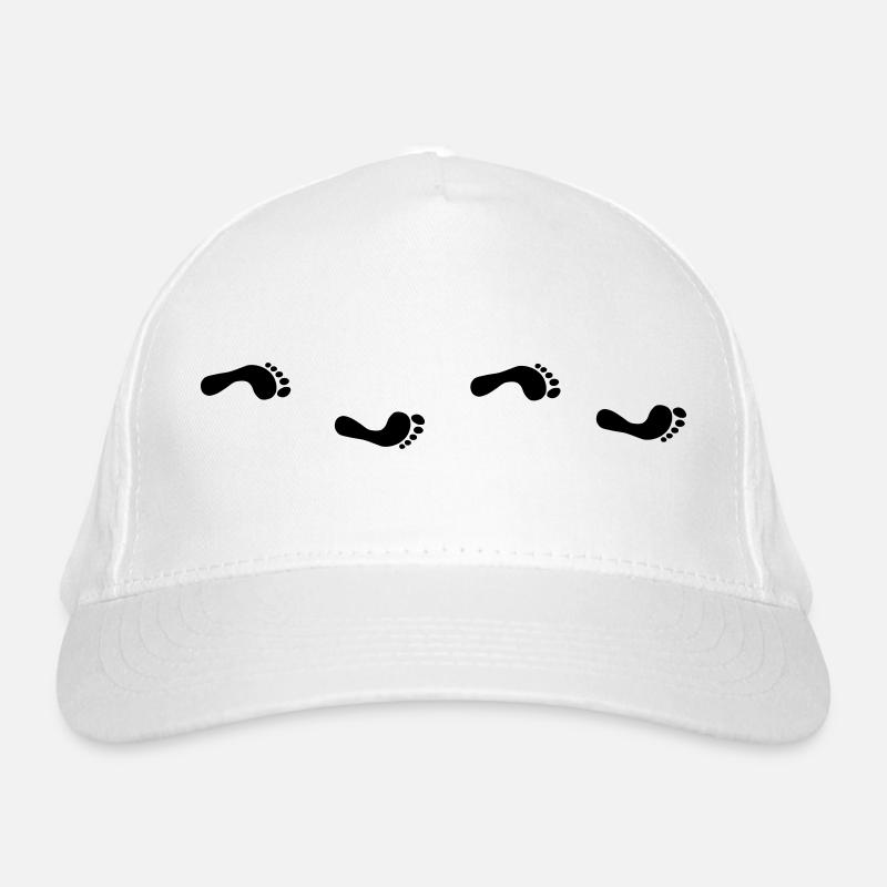 Fußabdruck Bio-Baseballkappe