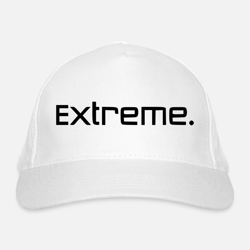 Noir extrême Casquette classique bio