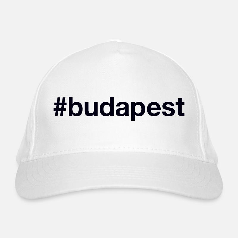 BUDAPEST Hashtag Bio-Baseballkappe