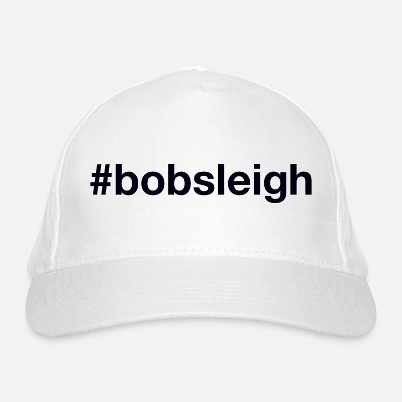 Bobsleigh Bobfahren Hashtag Bio-Baseballkappe