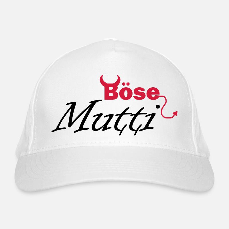 böse Mutti Bio-Baseballkappe