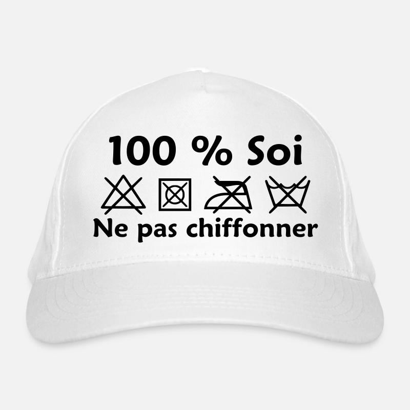 Ne pas chiffonner Casquette classique bio