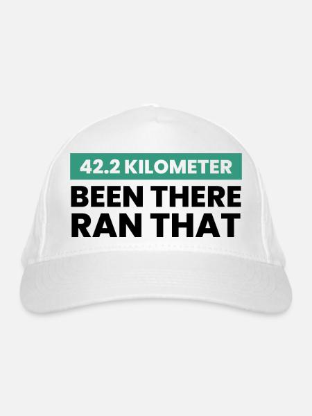 Triathlon Marathon - Bio-Baseballkappe - Weiß