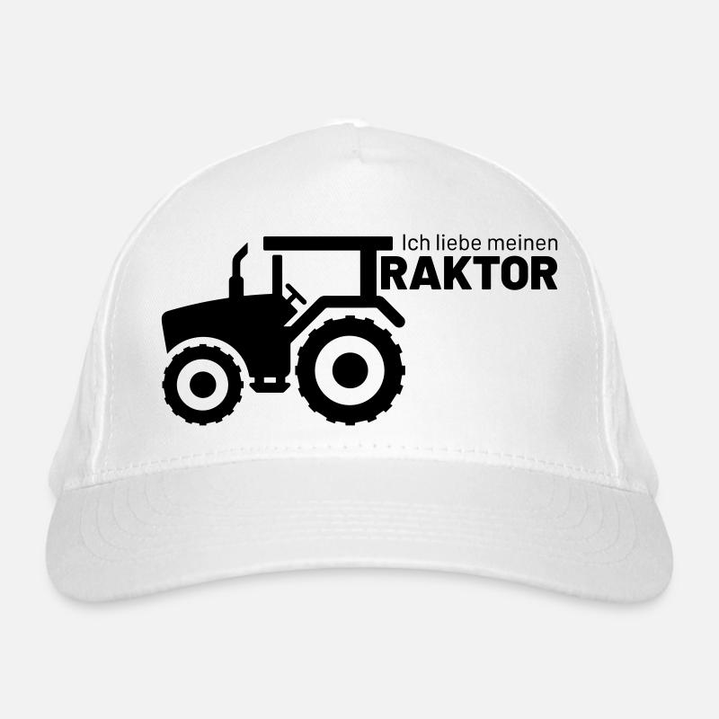 ich liebe meinen Traktor Bio-Baseballkappe