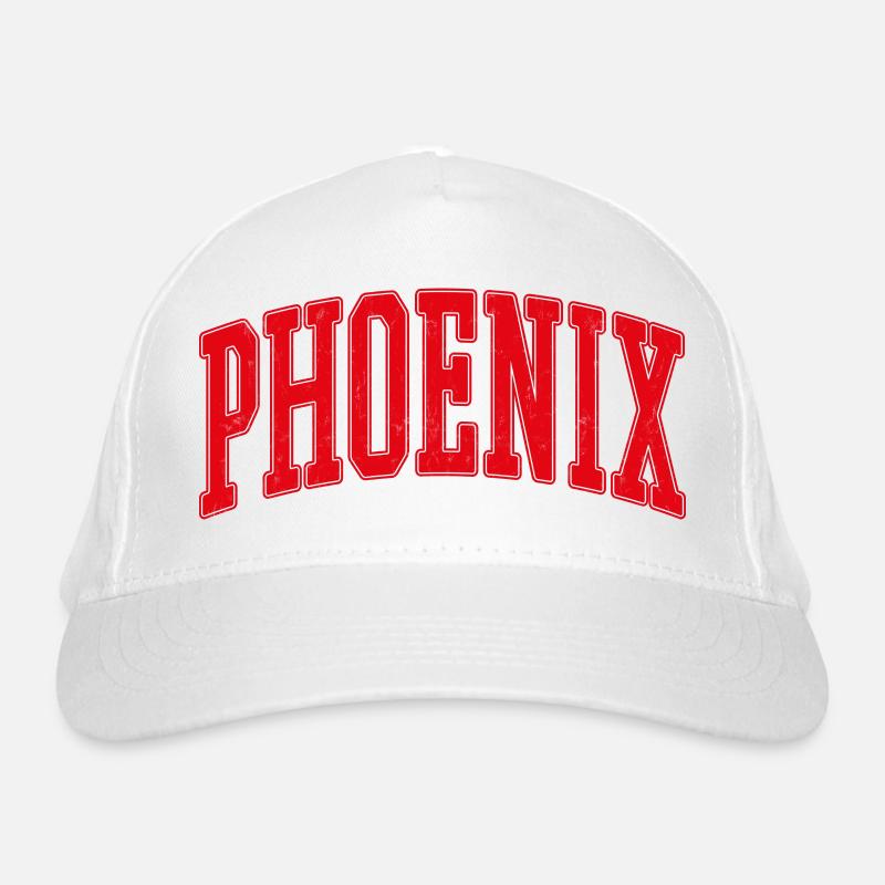 Phoenix Arch Lettering Organic Baseball Cap