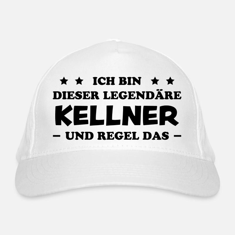Kellner Lustige Spruch Service Restaurant Geschenk Bio-Baseballkappe