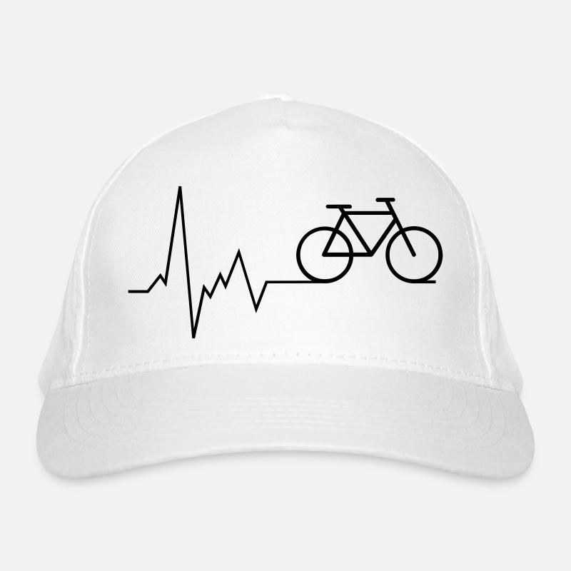 Herzschlag Fahrrad EKG Bio-Baseballkappe