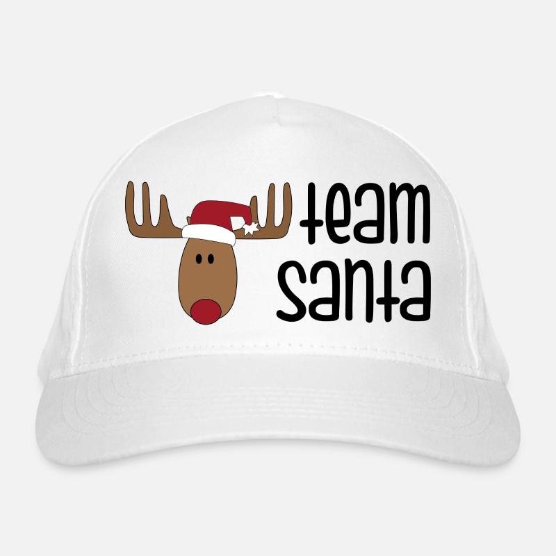 Lustiges Team zu Weihnachten Bio-Baseballkappe