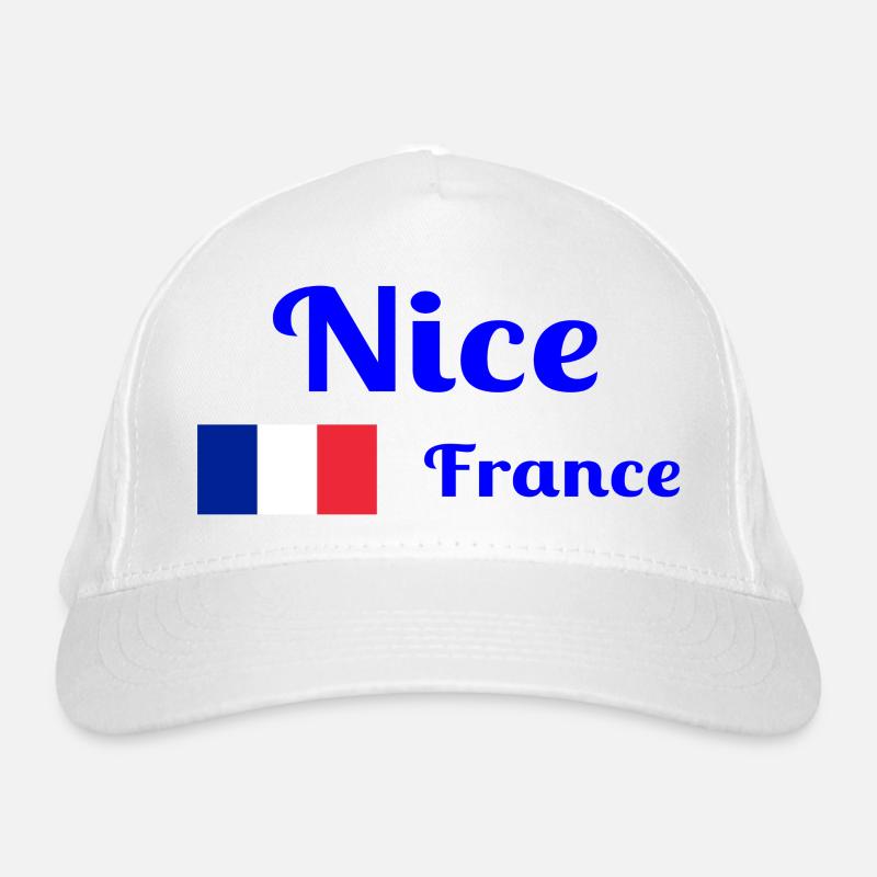 Nizza Frankreich - Stilvolle Drucke Bio-Baseballkappe
