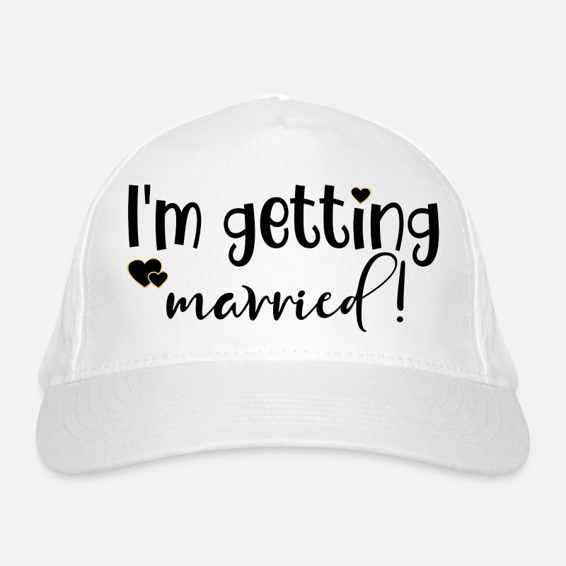 BRAUT HEIRATEN Bio-Baseballkappe
