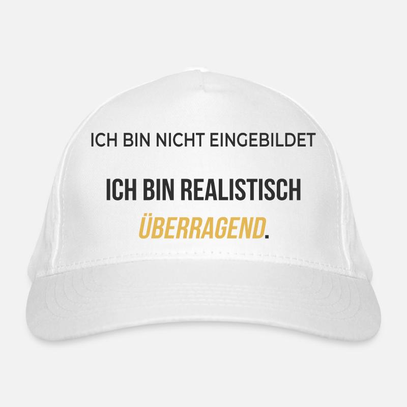 Ich bin realistisch überragend – elegant ehrlich Bio-Baseballkappe