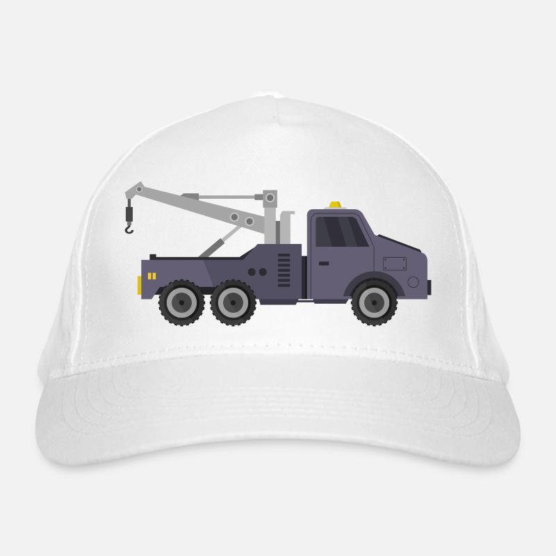 Abschleppwagen Bio-Baseballkappe