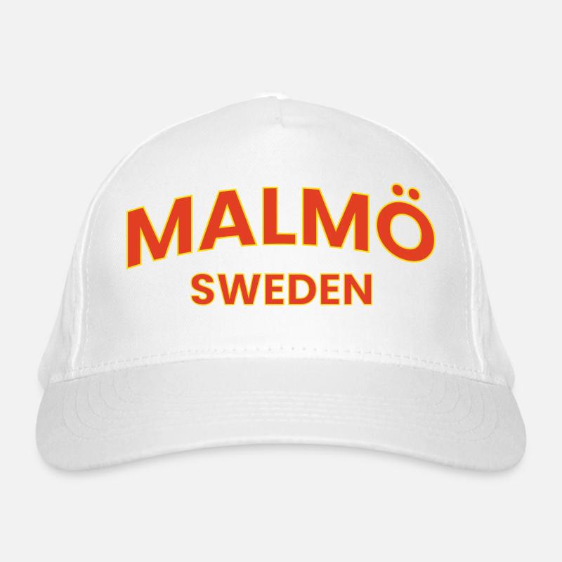 Logo en gras de Malmö Suède Casquette classique bio