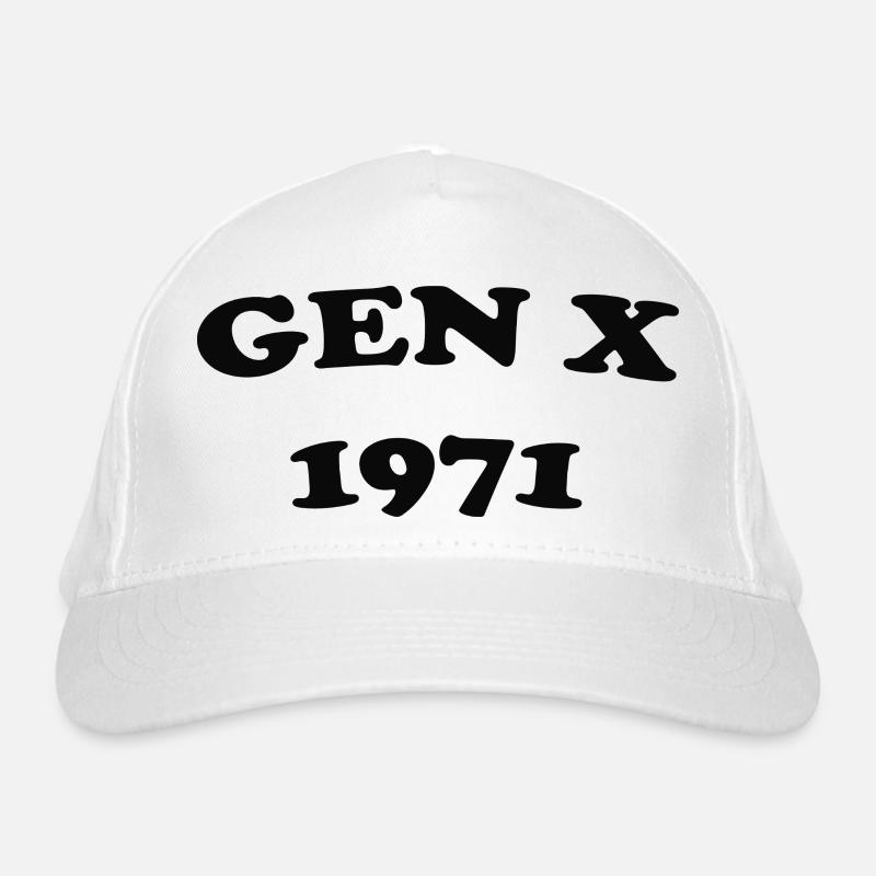 Gen X 1971 Retro Logo Tee Organic Baseball Cap