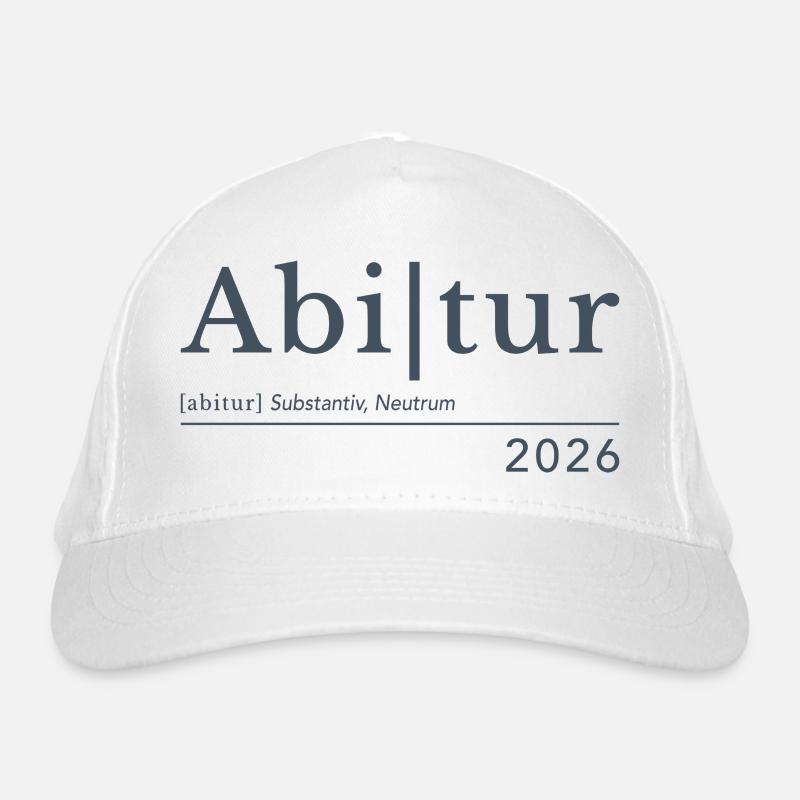 Abitur 2026 Bio-Baseballkappe