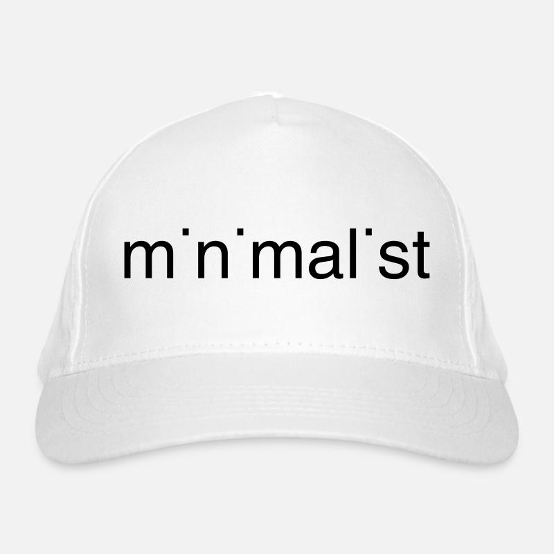 minimalistisch Bio-Baseballkappe