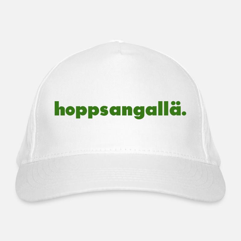 hoppsangallä. - Bio-Baseballkappe - Weiß