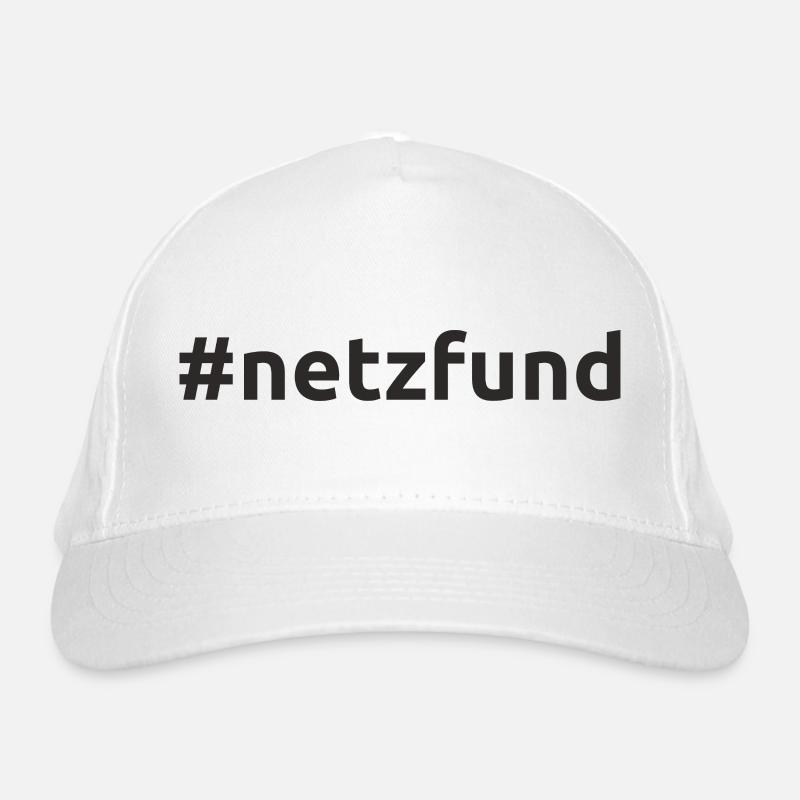 #netzfund Bio-Baseballkappe