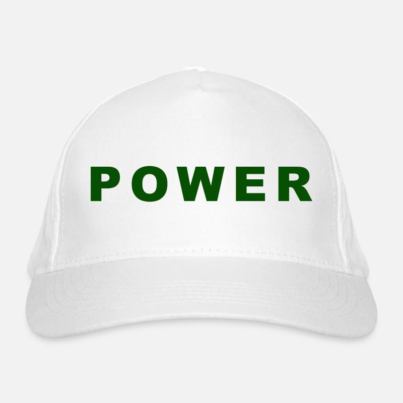Conception de texte audacieuse Green Power Casquette classique bio