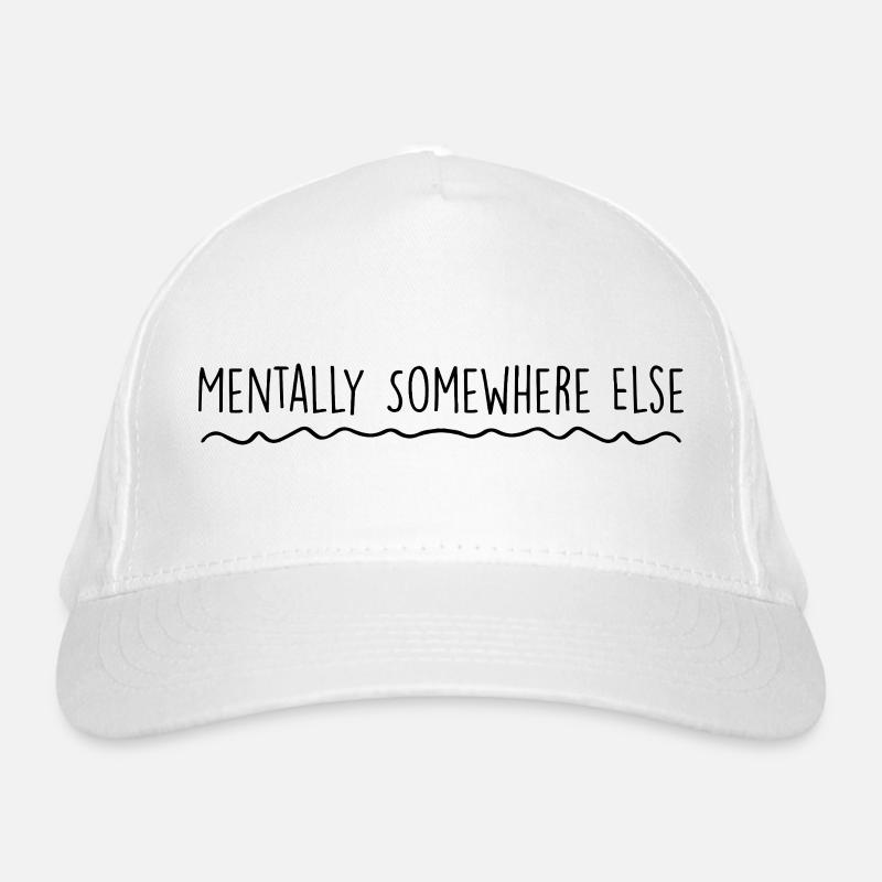 Geistig woanders Bio-Baseballkappe