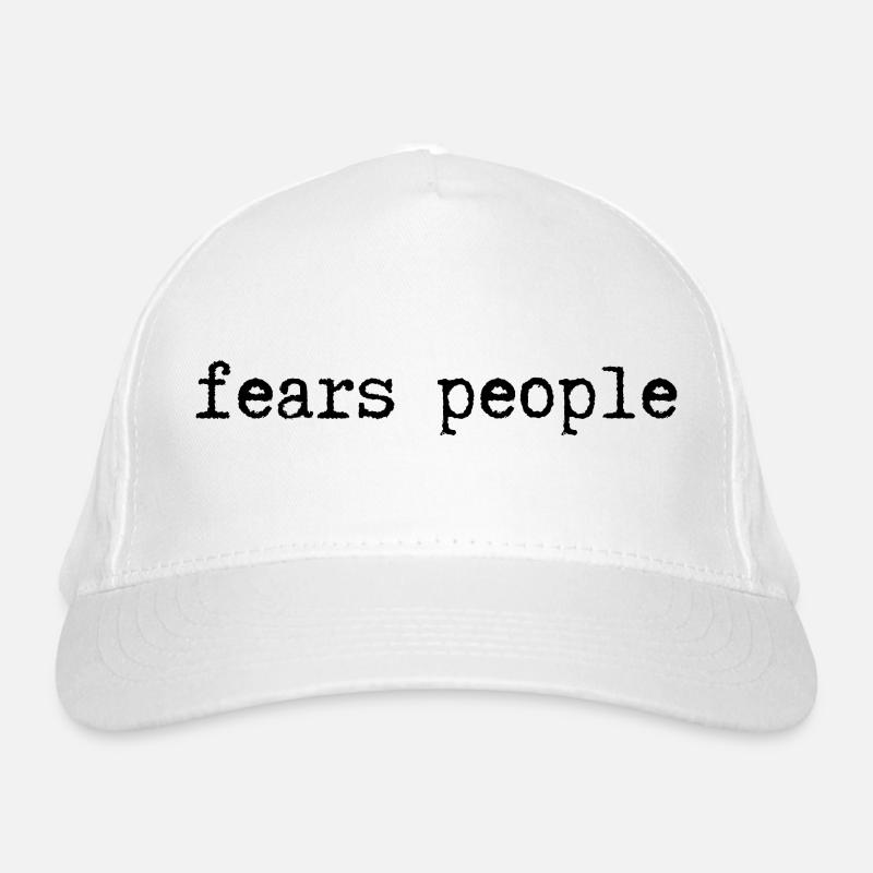 fears people Organic Baseball Cap