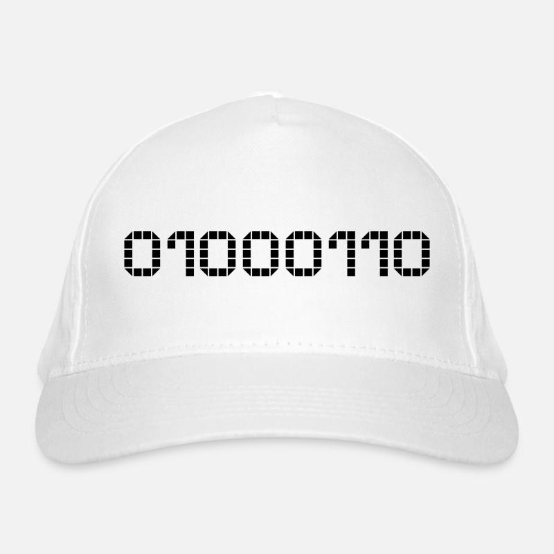 Notation binaire - 70 Casquette classique bio