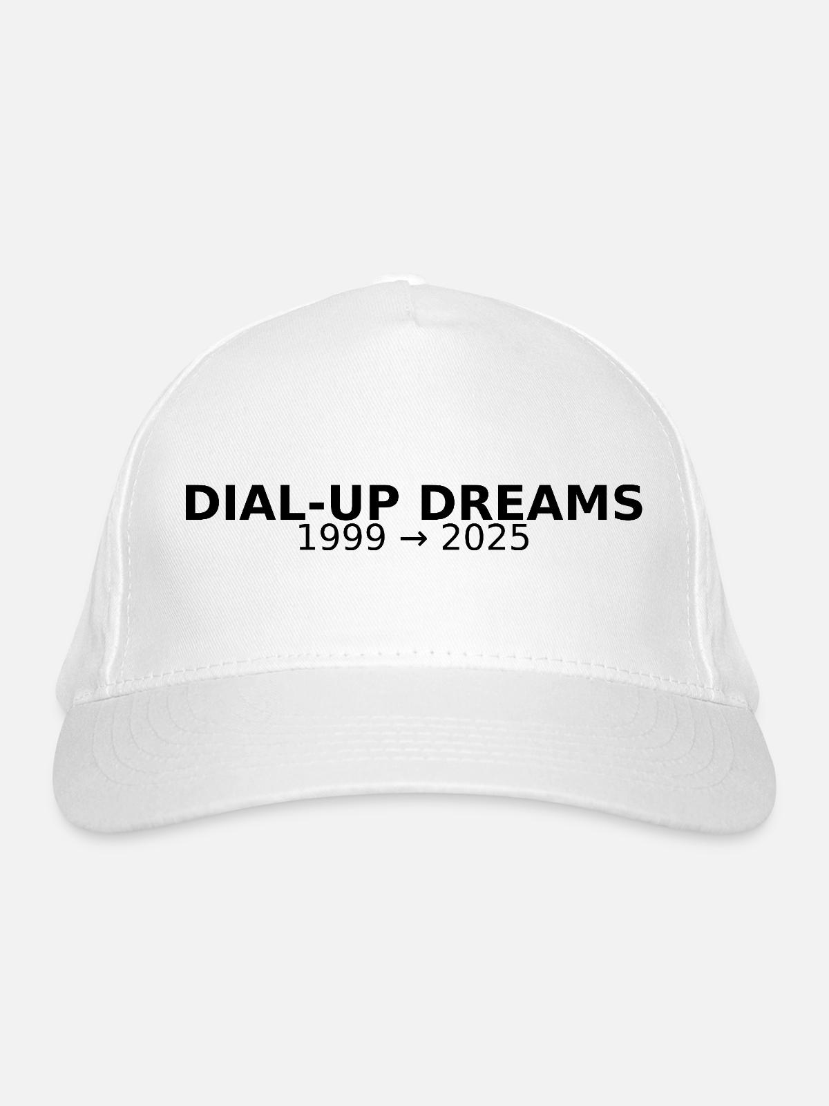 RÊVES D’ACCÈS COMMUTÉ - Casquette classique bio - blanc - Devant