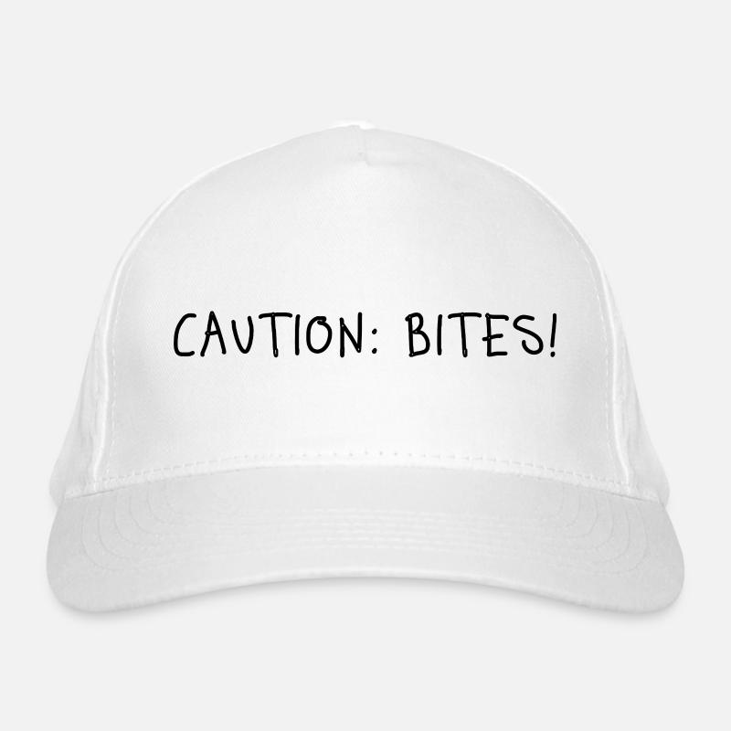 Attention aux morsures ! – Déclaration claire avec attitude Casquette classique bio