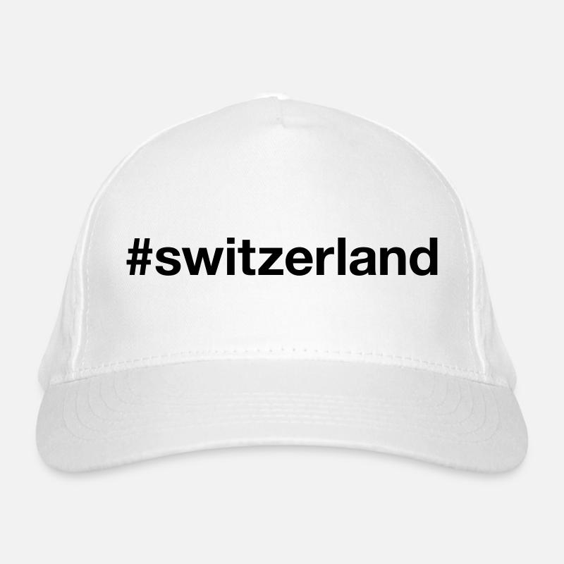 SWITZERLAND Hashtag Schweiz Organic Baseball Cap