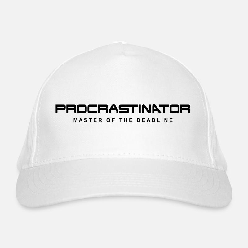 Procrastinator Master of Deadlines Bio-Baseballkappe