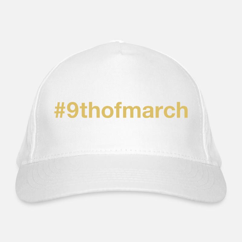 né le 9 mars Anniversaire anniversaire Casquette classique bio