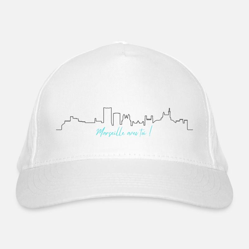 Marseille avec toi ! Casquette classique bio