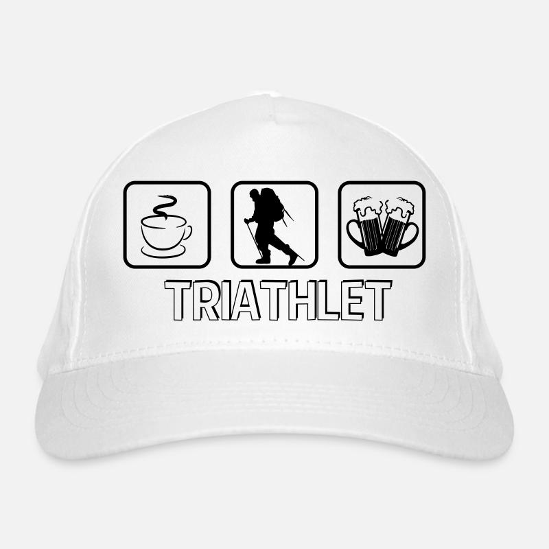 Triathlete mountain hiking Organic Baseball Cap