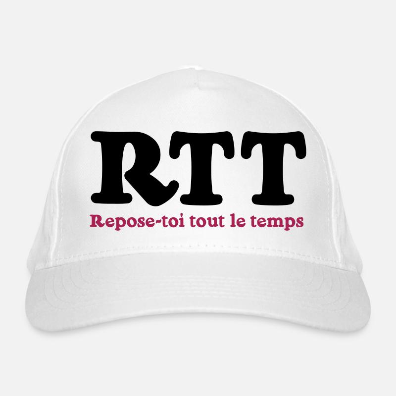 RTT - Repose-toi tout le temps Casquette classique bio