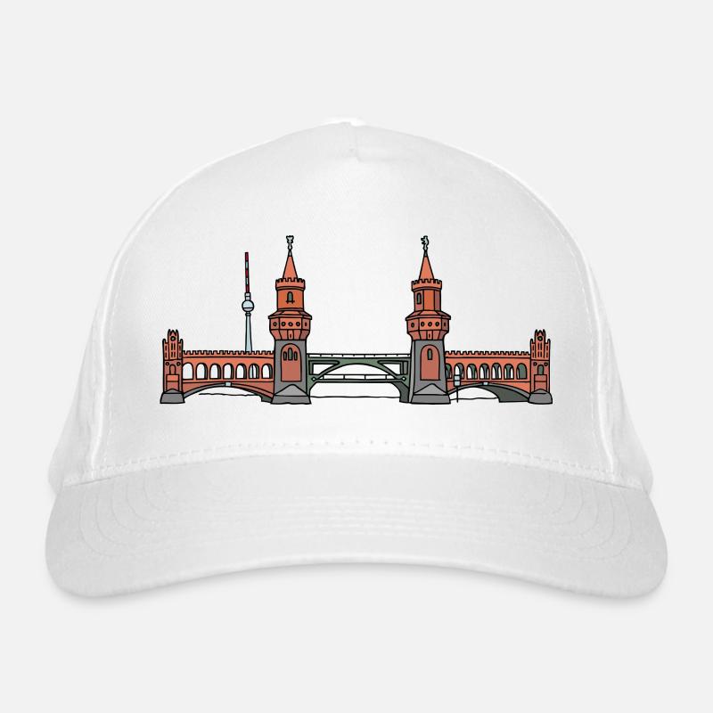 Oberbaumbrücke BERLIN Bio-Baseballkappe