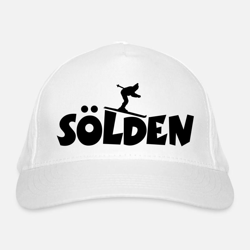 Sölden Ski Wintersport Bio-Baseballkappe
