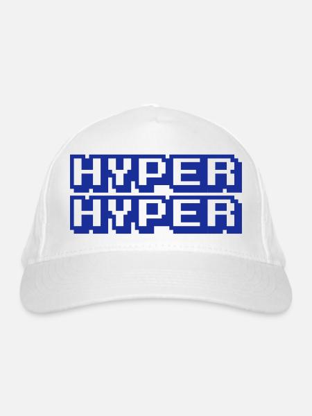 HYPER HYPER - Bio-Baseballkappe - Weiß