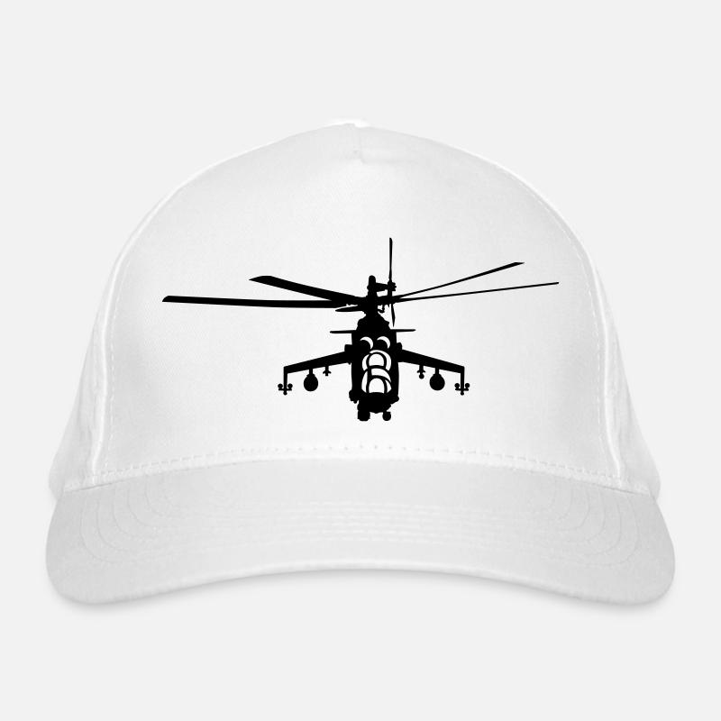 Helicopter Mi-24 Organic Baseball Cap