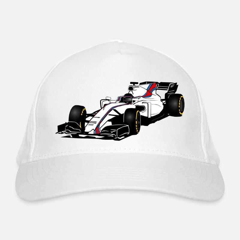 Racecar - Rennauto Bio-Baseballkappe